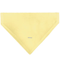 Pet Bandana - Snow White Smiling Face Pose Yellow