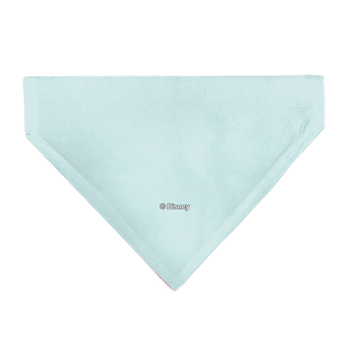 Pet Bandana - The Little Mermaid Ariel Face Close-Up Light Blue