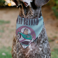 Pet Bandana - Toy Story Buzz Lightyear WAY BEYOND Pose Light Blue