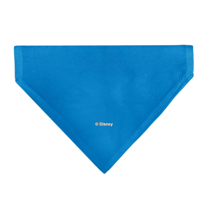 Pet Bandana - Stitch Smiling Face Character Close-Up Blues