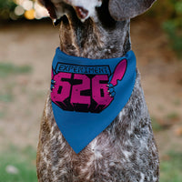 Pet Bandana - Stitch EXPERIMENT 626 Logo Blue/Pink