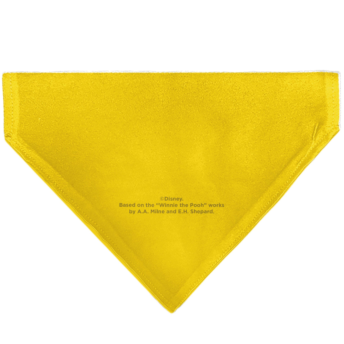 Pet Bandana - Winnie the Pooh Winking Smiling Face Golden Yellow