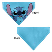 Pet Bandana - Stitch Grinning Pose Blue