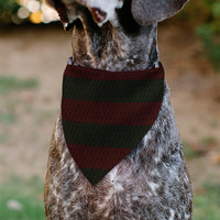 Pet Bandana - A Nightmare on Elm Street Freddy Melted Black/White/Red