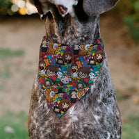 Pet Bandana - Harry Potter Chibi Charm Characters Stacked