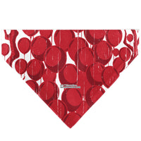 Pet Bandana - IT Pennywise Smile and Balloons White/Blues/Reds