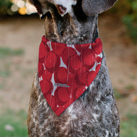 Pet Bandana - IT Pennywise Smile and Balloons White/Blues/Reds
