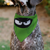Pet Bandana - LOONEY TUNES Marvin the Martian Face Close-Up Green