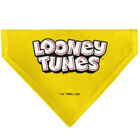 Pet Bandana - LOONEY TUNES Tweety Bird Face Close-Up Yellow