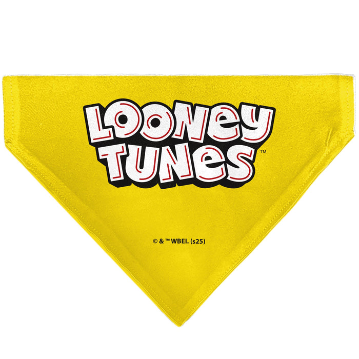 Pet Bandana - LOONEY TUNES Tweety Bird Face Close-Up Yellow
