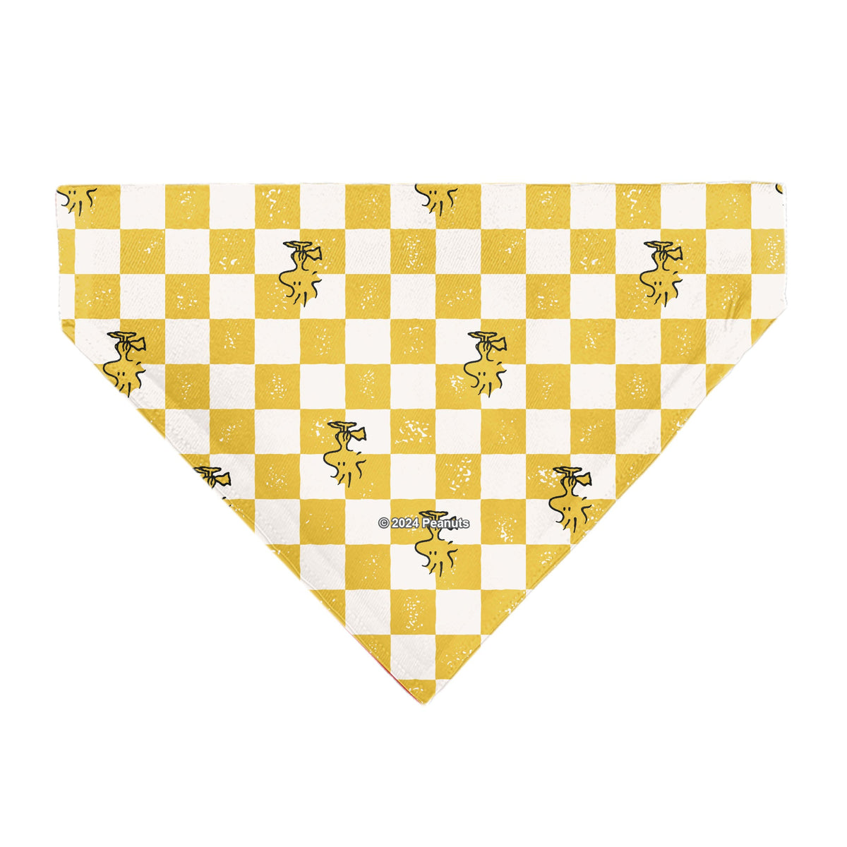 Woodstock Checker Pose Pet Bandana – Peanuts Fan Gear Yellow/White