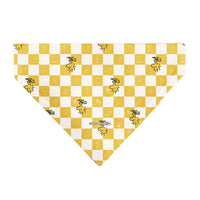 Woodstock Checker Pose Pet Bandana – Peanuts Fan Gear Yellow/White