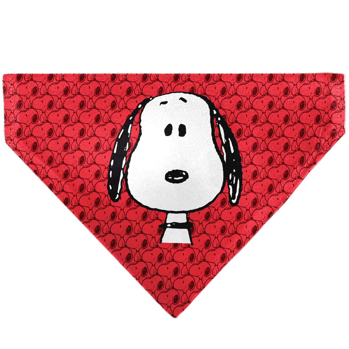 Snoopy Face & Profile Pet Bandana – Peanuts Fan Gear Red