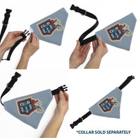 Snoopy Cowboy USA Pet Bandana – Peanuts Fan Gear Light Blue/Red/White