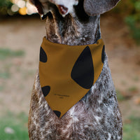 Pet Bandana - Scooby Doo Character Close-Up SD Dog Tag Brown