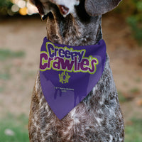 Pet Bandana - Scooby Doo Halloween Spider Web CREEPY CRAWLIES Pose Purples