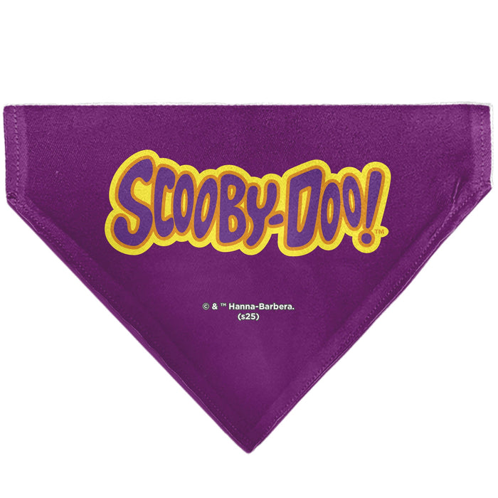 Pet Bandana - Scooby-Doo Laughing and Shaggy Screaming Pose Yellow
