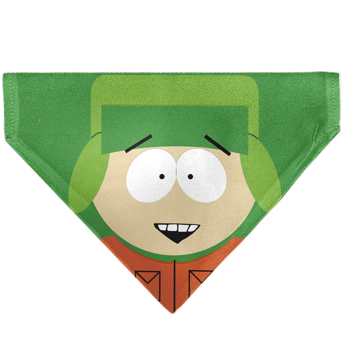 Pet Bandana - South Park Kyle Face Close-Up Greens