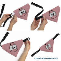 Pet Bandana - SpongeBob SquarePants Patrick Star Character Close-Up Pink
