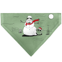 Pet Bandana - Star Wars Holiday Grogu Baby Yoga Santa Claus Scenes