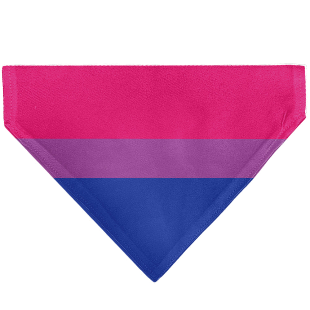Pet Bandana - Flag Bisexual Pink/Purple/Blue