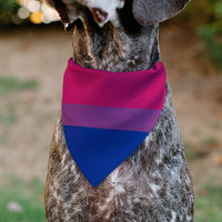Pet Bandana - Flag Bisexual Pink/Purple/Blue