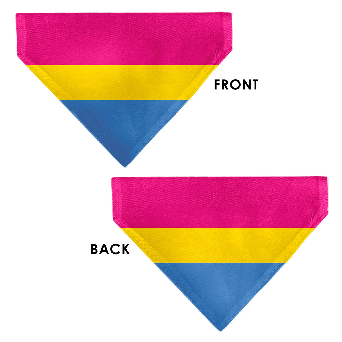 Pet Bandana - Flag Pansexual Pink/Yellow/Blue