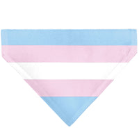 Pet Bandana - Flag Transgender Baby Blue/Baby Pink/White