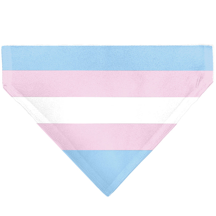 Pet Bandana - Flag Transgender Baby Blue/Baby Pink/White