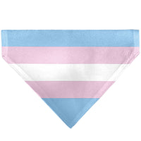 Pet Bandana - Flag Transgender Baby Blue/Baby Pink/White
