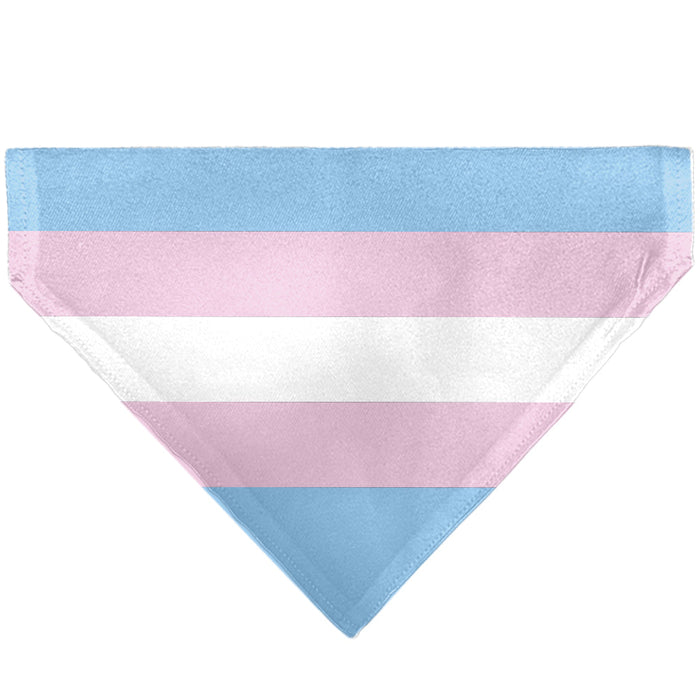 Pet Bandana - Flag Transgender Baby Blue/Baby Pink/White