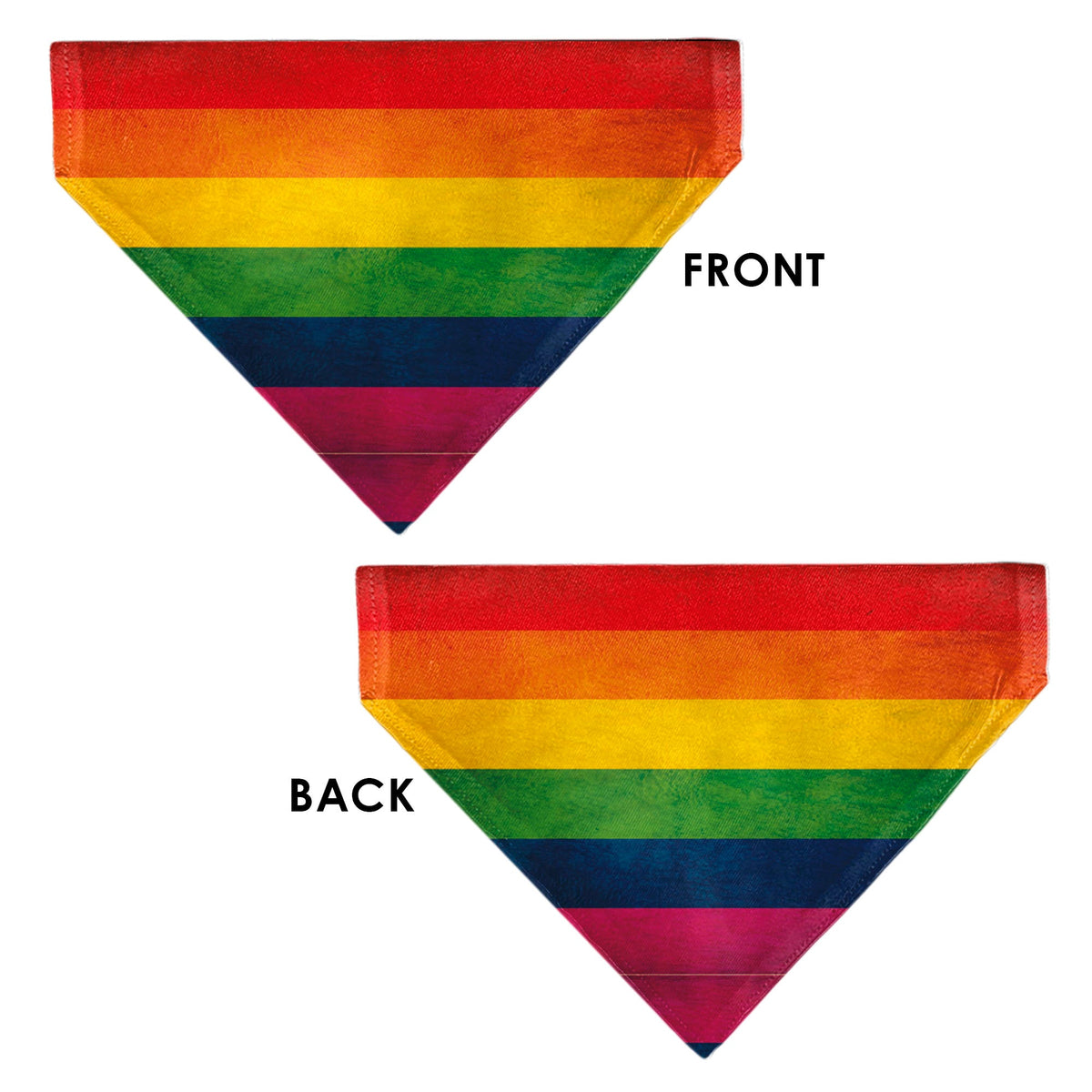 Pet Bandana - Flag Pride Distressed Rainbow