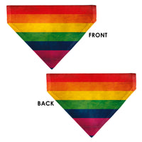 Pet Bandana - Flag Pride Distressed Rainbow