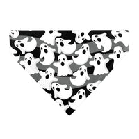 Pet Bandana - Ghosts Scattered Black/White
