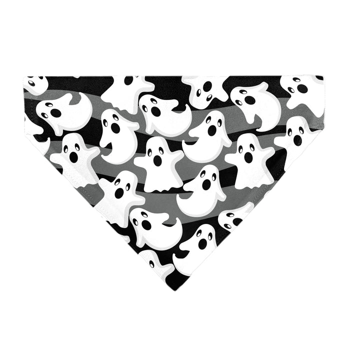 Pet Bandana - Ghosts Scattered Black/White
