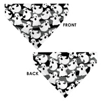 Pet Bandana - Ghosts Scattered Black/White