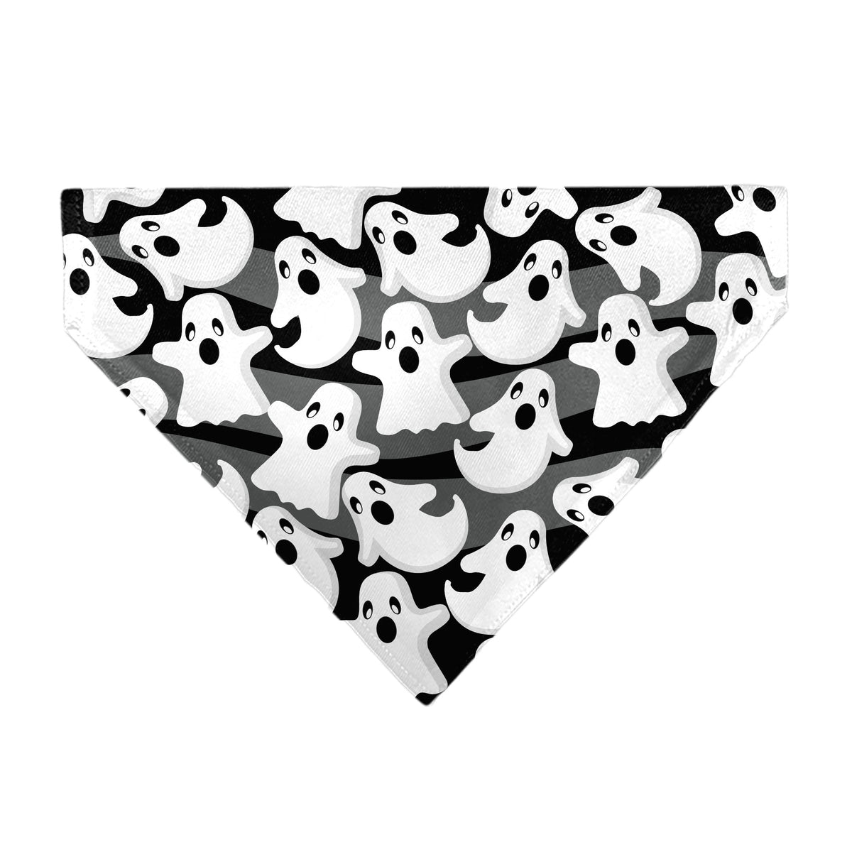 Pet Bandana - Ghosts Scattered Black/White