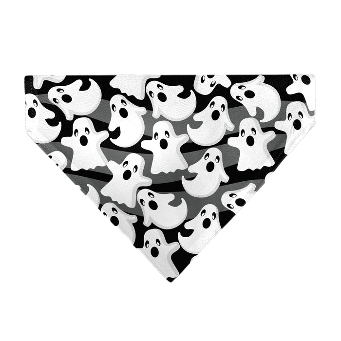 Pet Bandana - Ghosts Scattered Black/White