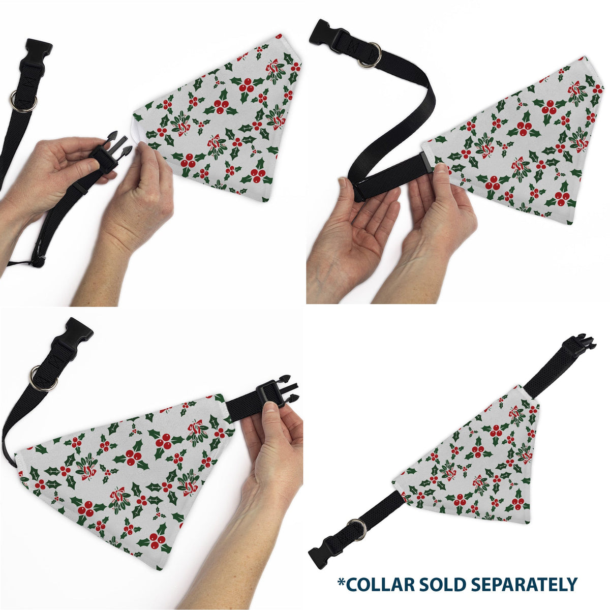 Pet Bandana - Holly & Mistletoe