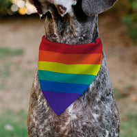 Pet Bandana - Rainbow Print