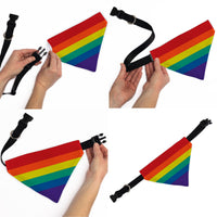 Pet Bandana - Rainbow Print