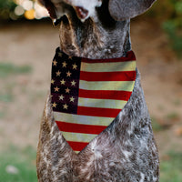 Pet Bandana - Vintage US Flag Repeat