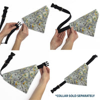 Pet Bandana - Vivid 100 Dollar Bills Stacked