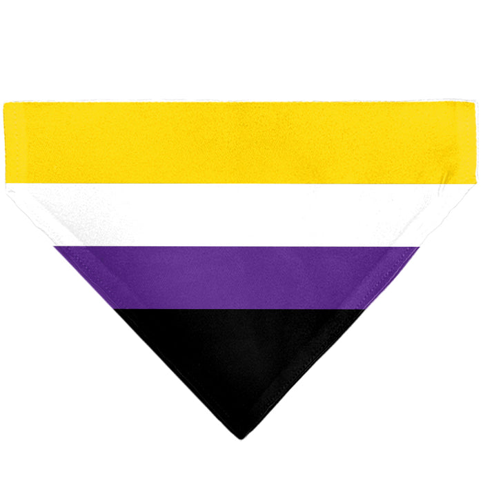 Pet Bandana - Flag Non-Binary Stripe
