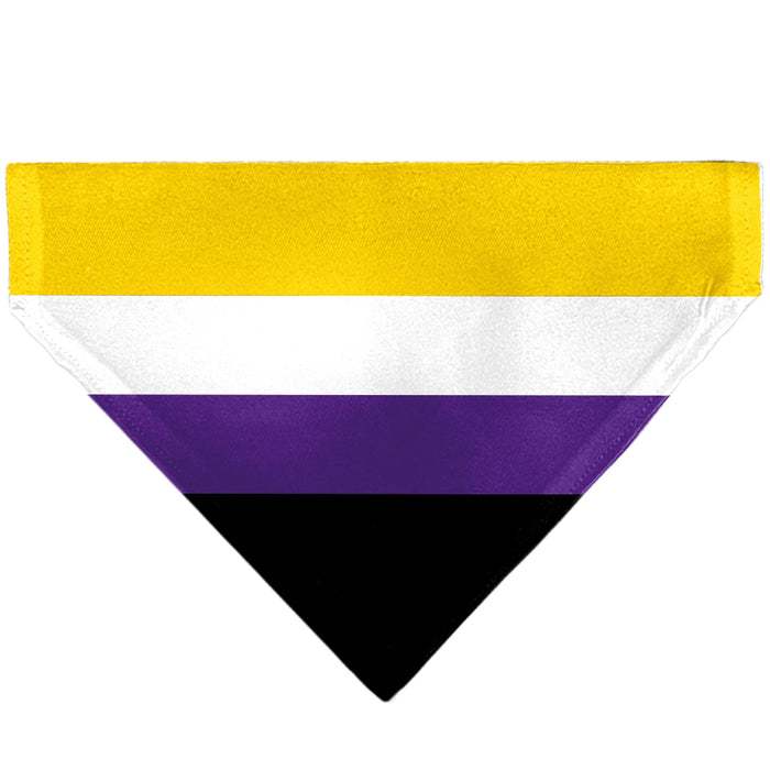 Pet Bandana - Flag Non-Binary Stripe
