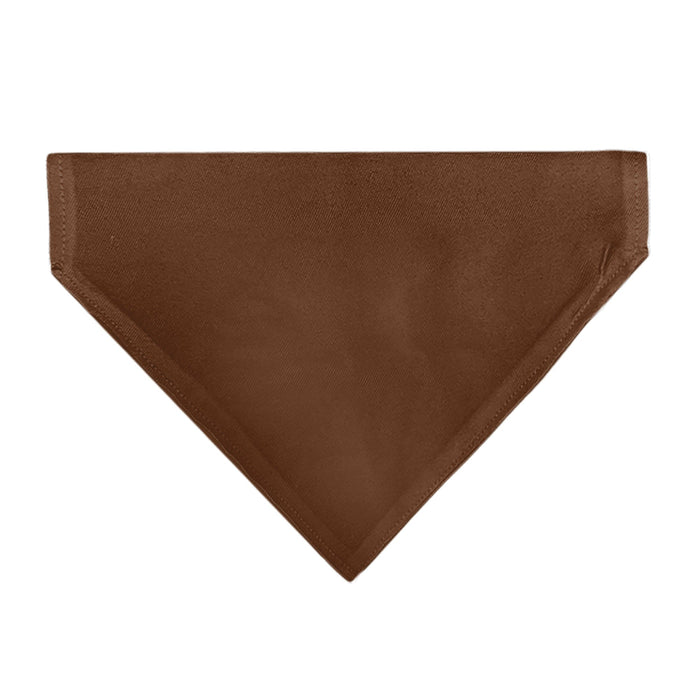 Pet Bandana - BIG BROTHER Text and Paw Browns