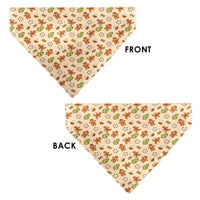 Pet Bandana - Holiday Decorated Gingerbread Cookies Collage Tan
