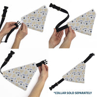 Pet Bandana - Holiday Hanukkah Menorah and Gifts Collage White