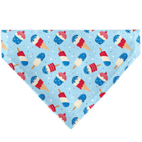 Pet Bandana - Stars and Stripes Desserts Scattered Baby Blue/Red/White/Blue