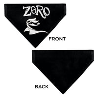 Pet Bandana - Nightmare Before Christmas ZERO Smiling Pose Black/White